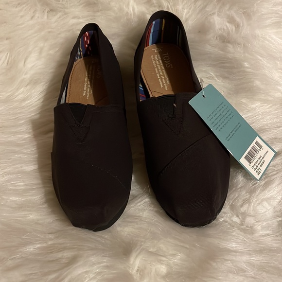 Toms black on black canvas womens - Picture 2 of 5